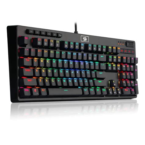 Redragon K579 Mechanical Gaming Keyboard Wired Rgb Led Backlit Mechanical Gamers Keyboard Macro ...