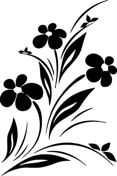 10 Ways Simple Paintings Of Flowers Black And White Can Improve Your Business | Simple Paintings ...