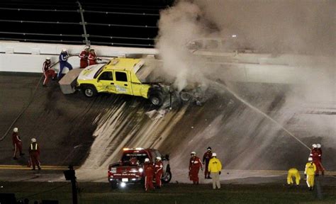 Juan Pablo Montoya's Dramatic, Fiery Crash During the Daytona 500 ...