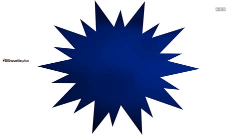 Solid black star burst shape. clipart #166218 at Graphics Factory. - Clip Art Library