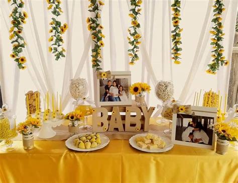 Sunflower Baby Shower Decorations