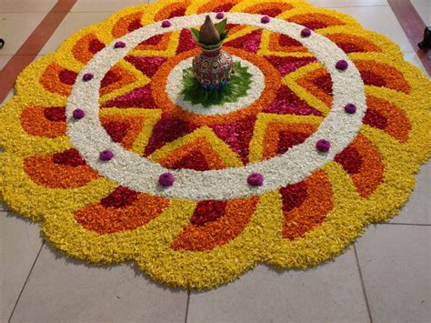 Pin on Anu Sri's Rangolis | Rangoli designs flower, Simple flower ...