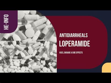 #Loperamide | Uses, Dosage, Side Effects & Mechanism | Imodium - YouTube