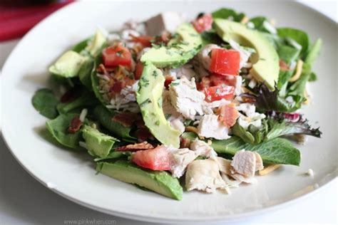 Turkey Avocado BLT Salad Recipe - PinkWhen