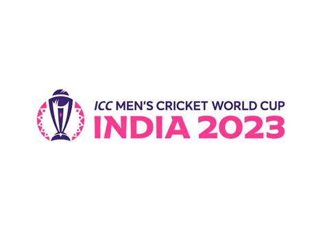 ICC Men’s Cricket World Cup India 2023 Horizontal Logo PNG vector in ...