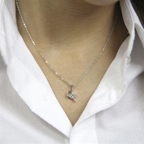 Eternity Pendant Necklace Made With Swarovski Zirconia - gift for her, birthday, friendship