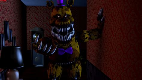 Nightmare fredbear : fivenightsatfreddys, fnaf fredbear HD wallpaper | Pxfuel