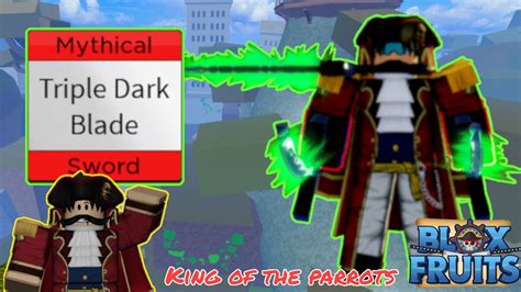 so I got TRIPLE DARK BLADE in Blox Fruits... - YouTube