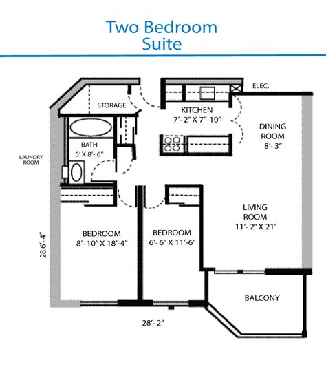 Two Bedroom Budget Suites 2 Bedroom Floor Plan : 2 Mastersuite House ...