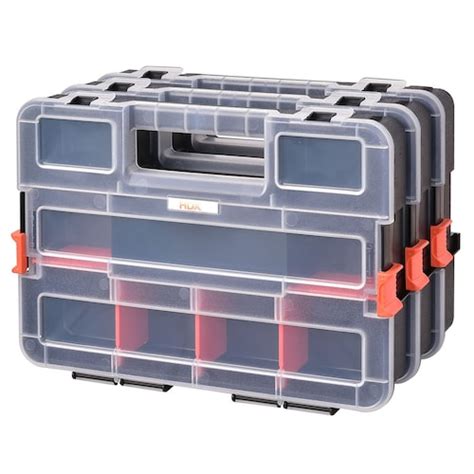 STANLEY 2-Compartment Storage Tote Tray and Small Parts Organizer | The ...