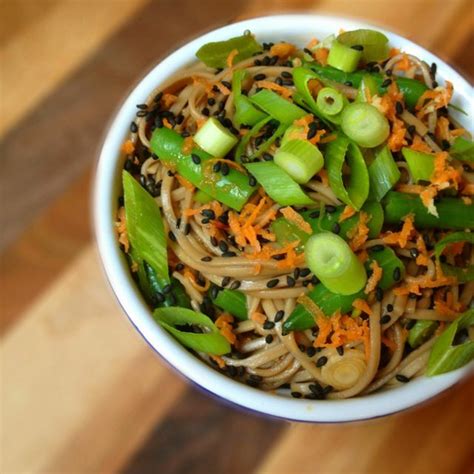 Soba Noodle Salad with Sesame Ginger Vinaigrette - Eating Made Easy