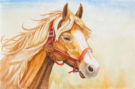 Horse Painting Watercolor Step-by-Step Demo