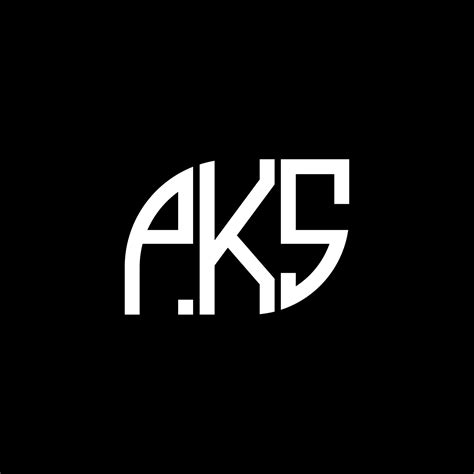 PKS letter logo design on black background.PKS creative initials letter ...