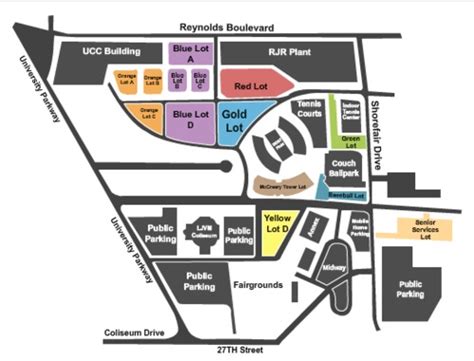 Allegacy Federal Credit Union Stadium - Parking Lots Tickets, Seating ...