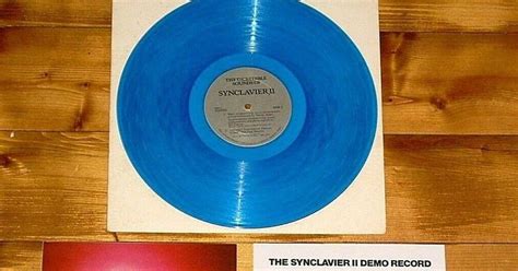 The Incredible Sounds of the Synclavier II Album on Translucent Blue ...