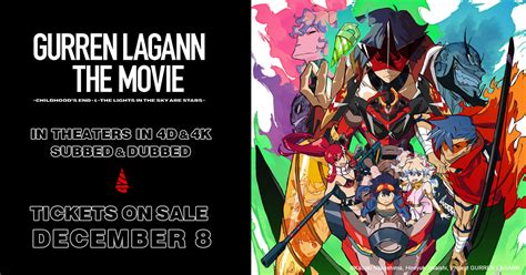 GURREN LAGANN THE MOVIE - Childhood's End - & - The Lights in the Sky are Stars - Official USA ...