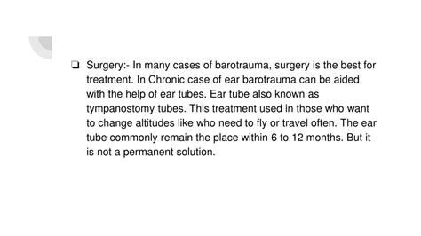 PPT - Ear Barotrauma: Pressure in The Ears - Causes, Symptoms & Treatment) PowerPoint ...