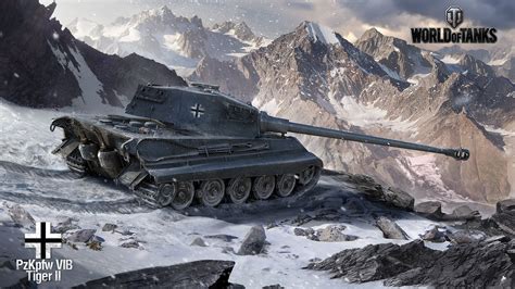 Wallpaper : weapon, tank, World of Tanks, Tiger II, screenshot, land ...