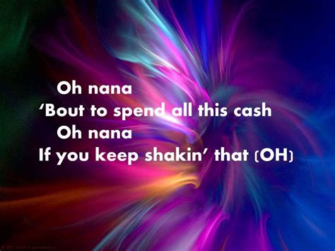 Trey Songz - Oh Nana (Lyrics) - YouTube