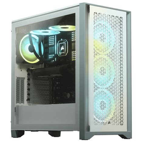 Corsair 4000D AIRFLOW Tempered Glass Mid-Tower ATX Case — White ...