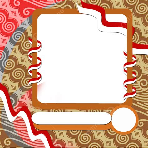 Twibbon Peringatan Hari Batik, Batik, Indonesia, Warisan Budaya PNG Transparent Clipart Image ...