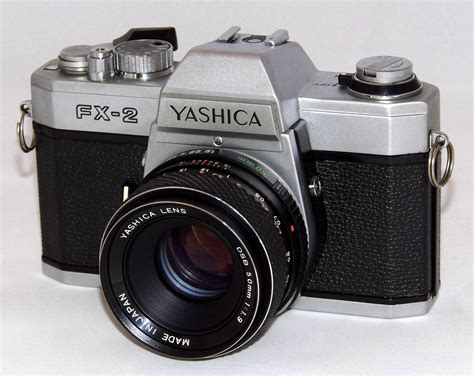 Vintage Yashica 35mm SLR Film Camera, Model FX-2, Made In Japan, Circa 1976 | Slr film camera ...