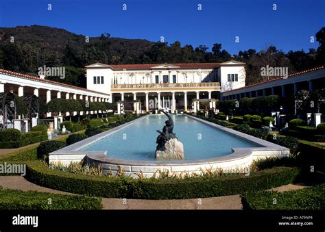 J Paul Getty Museum Malibu United States California Stock Photo ...