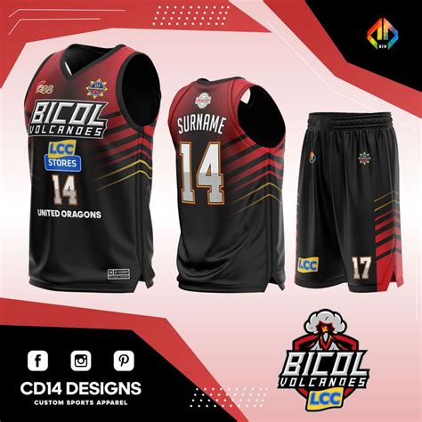 CD14 Designs - Bicol Volcanoes Uniform | Basketball uniforms design ...