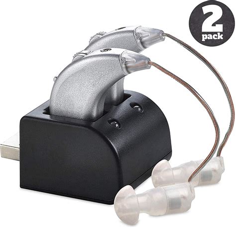 MEDca Digital Hearing Multicolor Amplifiers Pair Rechargeable BTE ...