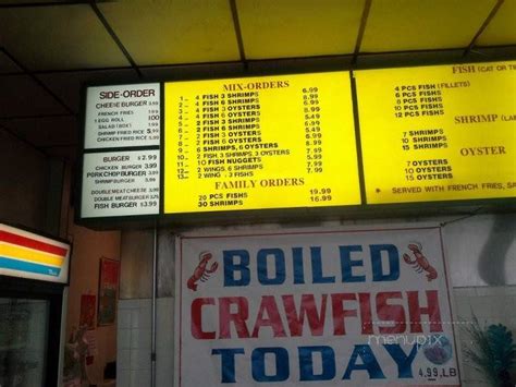 Navy Seafood Menu in Houston, TX | Order Delivery & Reviews