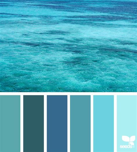 Color Sea (design seeds) | Seeds color palette, Design seeds color palette, Design seeds