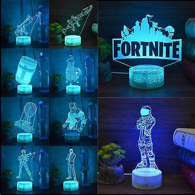 7Color Fortnite Battle Royale Game 3D LED Night Light Kids Xmas Remote Xmas Lamp #fortnite # ...