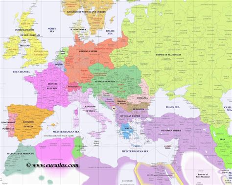 Political Map Of Europe 1800 – secretmuseum