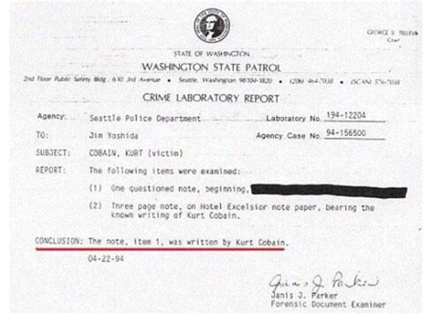 #soakedinbullshit • Kurt Cobain’s suicide note was confirmed written...