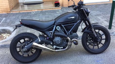 Ducati Scrambler Full Black - YouTube