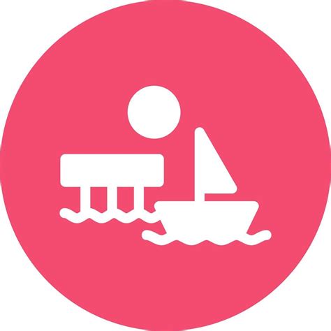 Dock Landscape Glyph Icon 15837615 Vector Art at Vecteezy