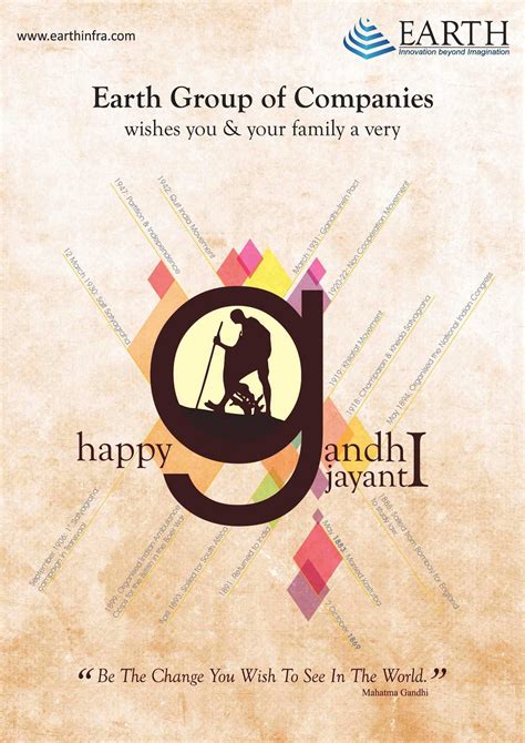 Gandhi Jayanti 2nd October | Gandhi, Creative ads, Creative poster design