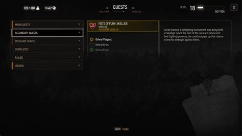 Hide Quests at The Witcher 3 Nexus - Mods and community