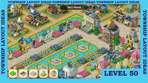 Township Layout Level 50 - Plan for Buildings and Farms