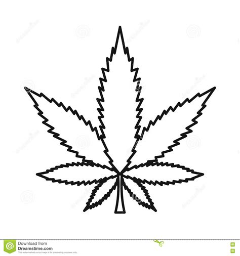 Pot Leaf Drawing | Free download on ClipArtMag