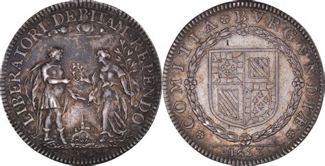 France Token 1653 Royal, Etats de Bourgogne, Fin de la Fronde, History ...