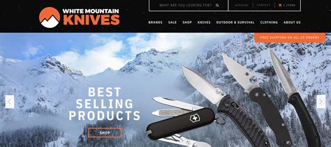 White Mountain Knives: Working Above and Beyond Site Redesign - 1Digital® Agency