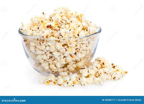 Big Bowl of Popcorn stock image. Image of fluffy, fresh - 20280171