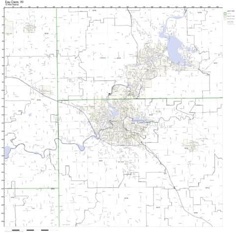 Eau Claire Zip Code Map – Map Vector