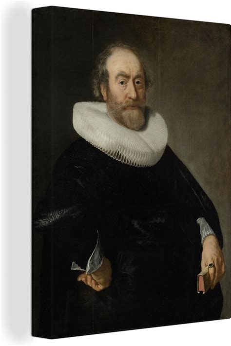 Canvas Schilderij Portret van Andries Bicker - Schilderij van Bartholomeus van der... | bol