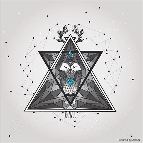 Geometric Owl on Behance