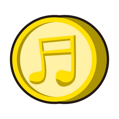 Button game play yellow music elements - Sport & Games Icons