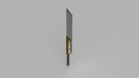 3D Cosplay Sword - Glave V1 - TurboSquid 1787798