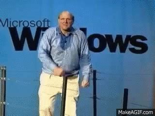 Steve Ballmer: Developers on Make a GIF