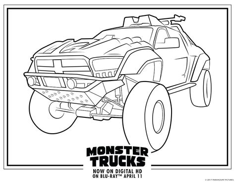 Free Printable Monster Truck Coloring Pages at GetColorings.com | Free ...